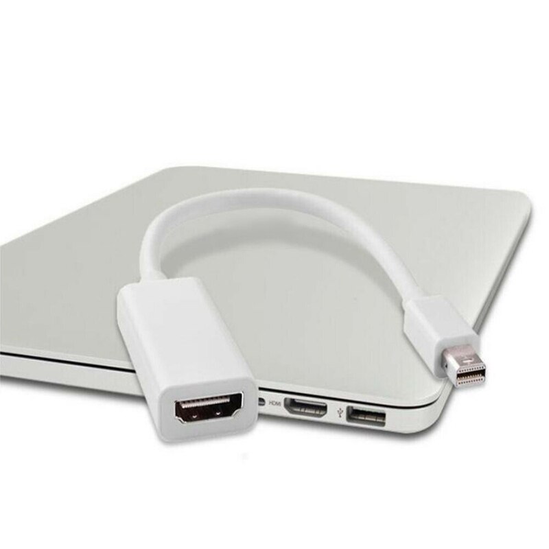 Mini Display Port Thunderbolt DP to HDMI Adapter Cable for Apple Pro Mac Air Notebook