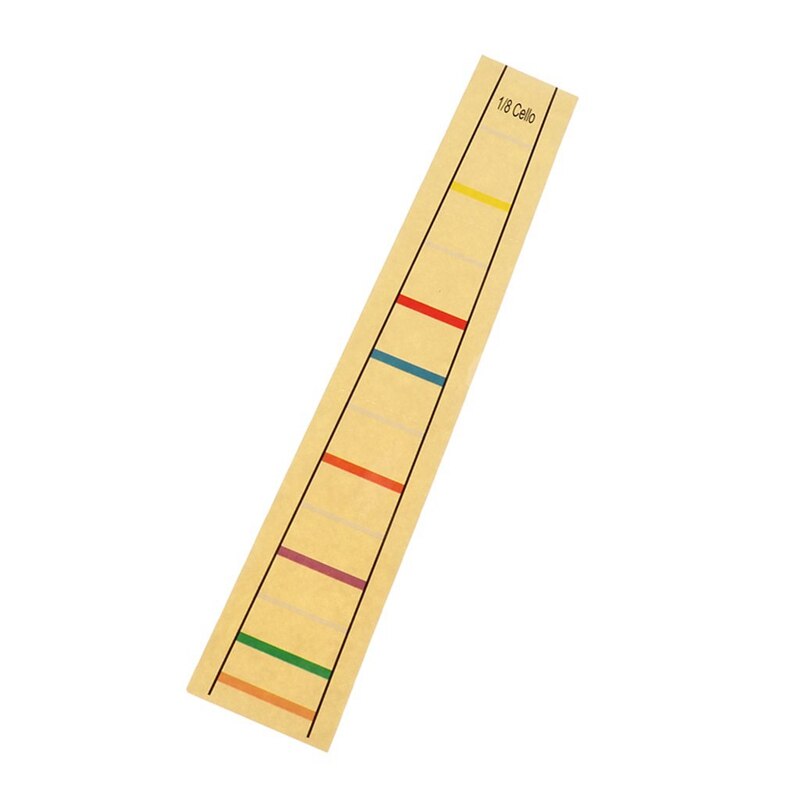 Durable Cello Fret Finger Marker Aufkleber Label Aufkleber-Multi, 1-8 Cello