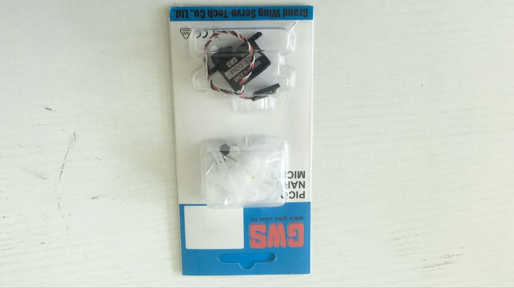 GWS Pico Sub Micro Servo 5.4 Grams 0.09 sec./60