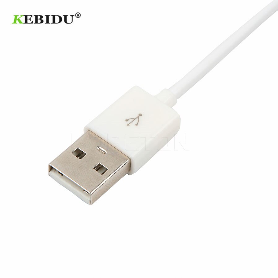 Kebidu pvc material usb 2.0 hane till hona förlänga förlängningsadapter kabel sladdförlängare för pc laptop vit fasion