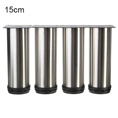 4Pcs Kabinet Benen Verstelbaar Meubels Voeten Ronde Standhouder 5 Cm/6 Cm/8 Cm/10 cm/12 Cm/15 Cm: 15cm