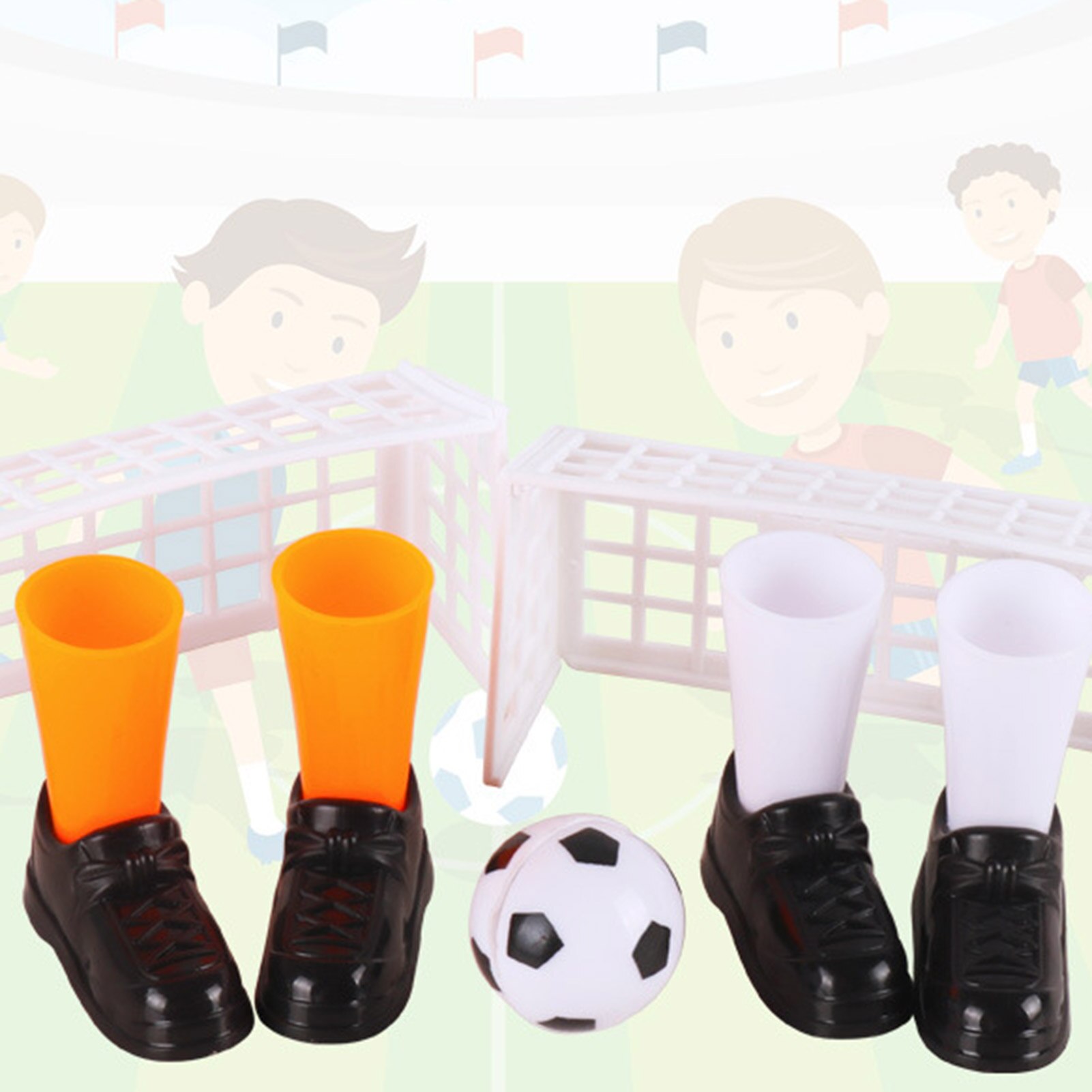 Innovatieve 2-Speler Mini Tafel Desktop Voetbal Bordspel Vinger Speelgoed Desktop Interactieve Sport Speelgoed Voor Volwassenen Kinderen Kids