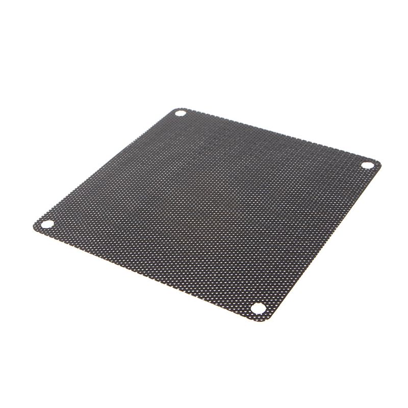 10Stck 120MM PVC Fan Staub Filter PC Staubdicht fallen Cuttable Computer Gittergewebe Abdeckung Schwarz