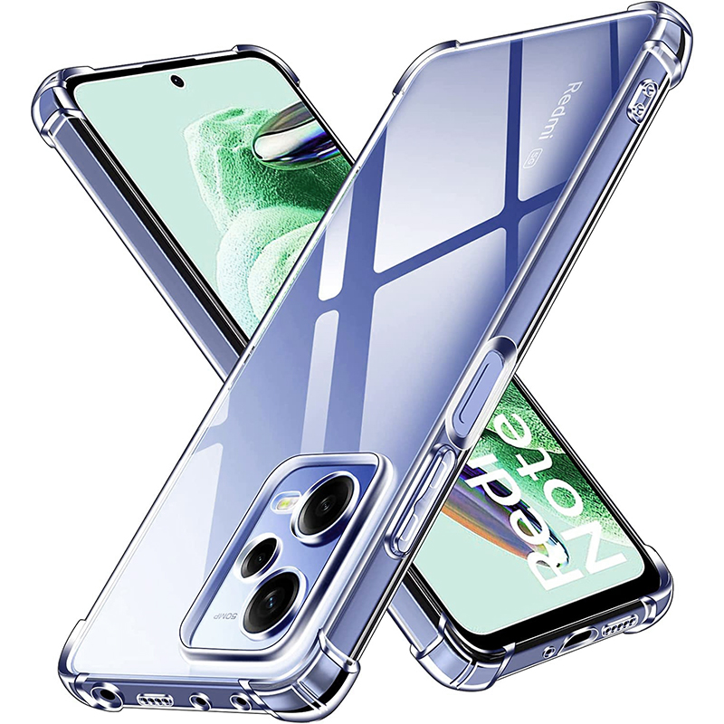Coque arrière transparente Ultra fine en Silicone, souple et antichoc, pour Xiaomi POCO X5 X4 X3 X2 F5 F4 F3 F2 M5 M4 M3 M2 Pro GT