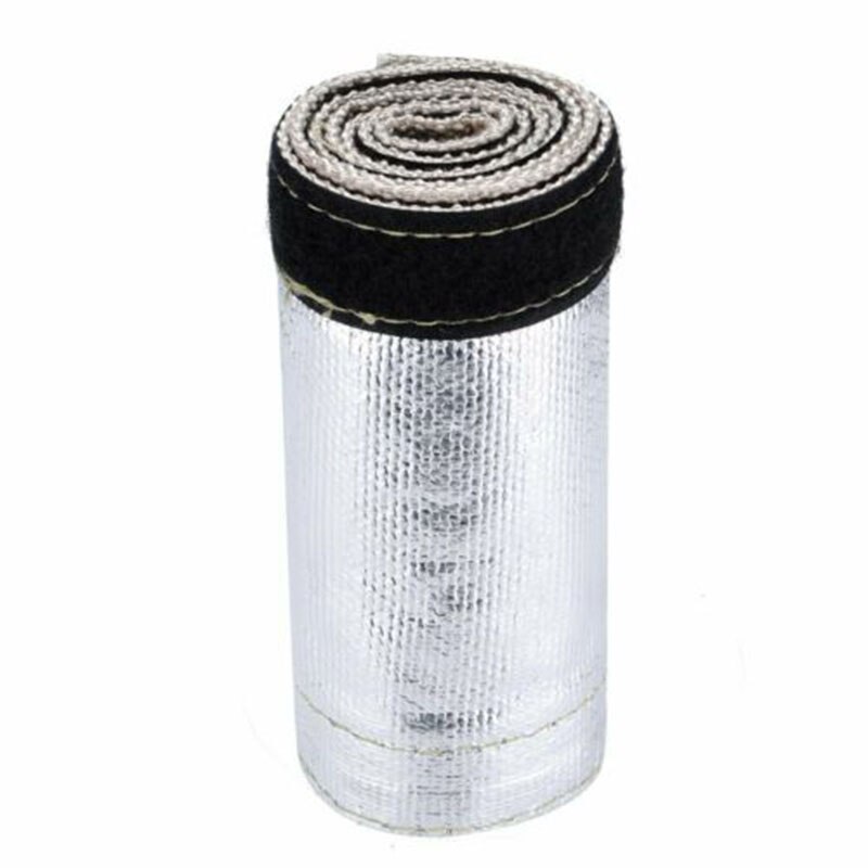 1M Insulation Metal Heat Shield Sleeve Wire Hose Protection Cover F-Best