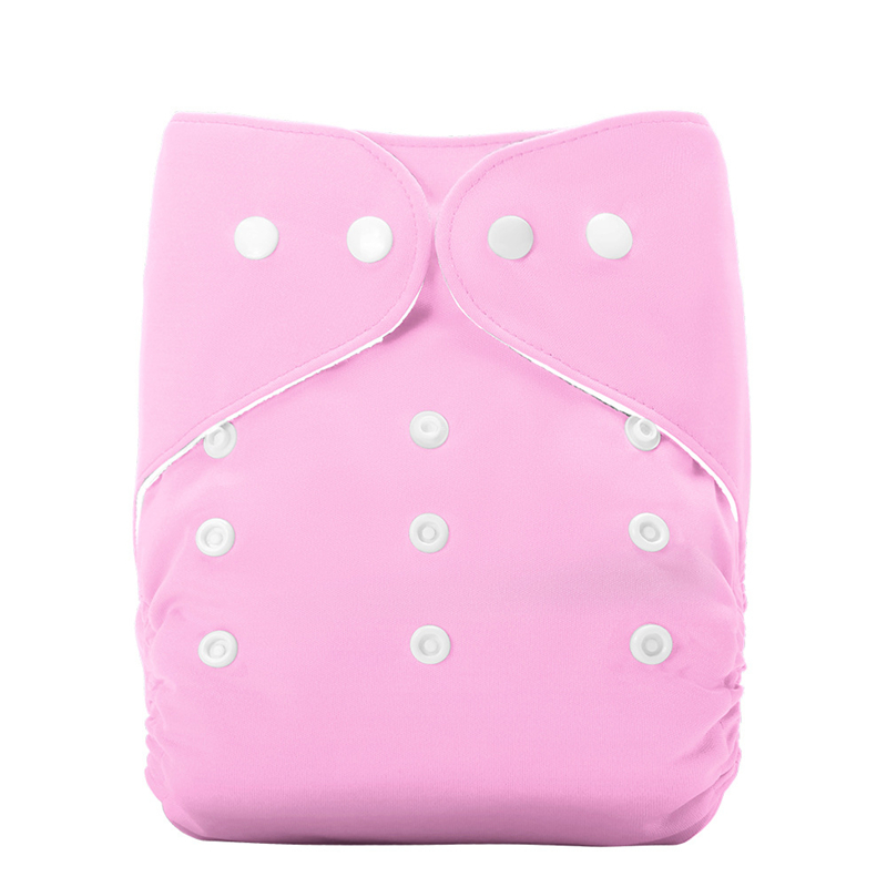 2022 Reusable Baby Cloth Diaper washable Solid Color Baby Nappy One Size Adjustable Many Colors Available Cloth Diapers: R