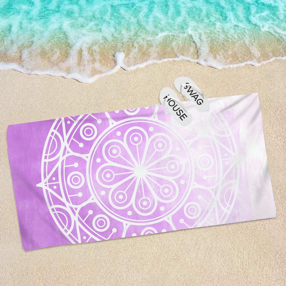 70*140 Boho Mandala Surf Poncho Microfiber Badhanddoek Strand Handdoeken Snel Droog Strand Mat Volwassen Strand Handdoeken Vrouwen bloemen Cover Ups: ST-XCMTL01-16