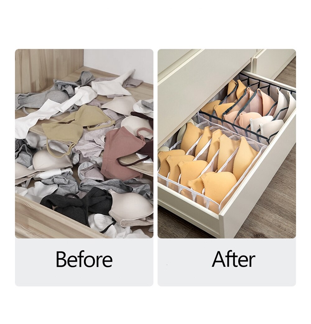 Ondergoed Beha Sokken Panty Ties Net Organizer Opbergdoos Lade Garderobe Kast Manden Organisatoren Divider Dozen Thuis Slaapzaal