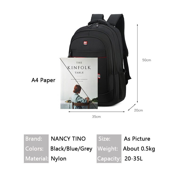 Mochila de negócios portátil moda masculina 15.6in computador portátil pacote de viagem ao ar livre mochila para estudantes das mulheres saco de esportes