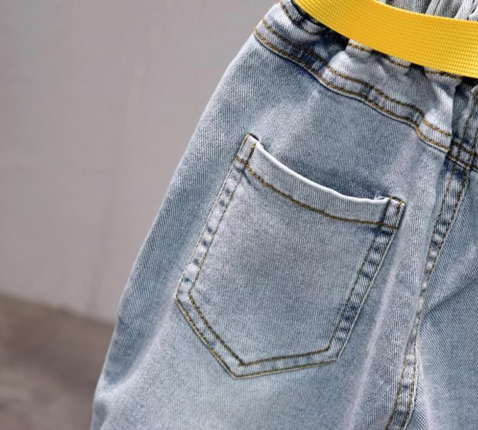 Kinderen Broek Zomer Jongens Denim Shorts Cartoon Shorts Voor Kinderen 2-6Years Peuter Broek Kleding