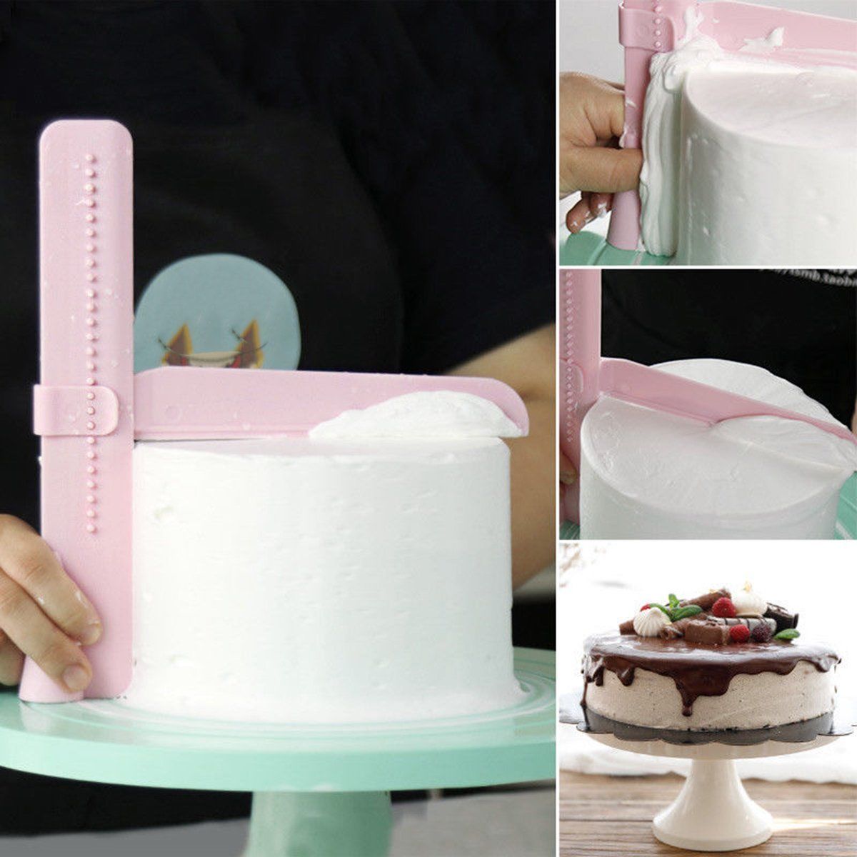 Verstelbare Cake Soepeler Gereedschap Decorating Fondant Sugarcraft Icing Mold