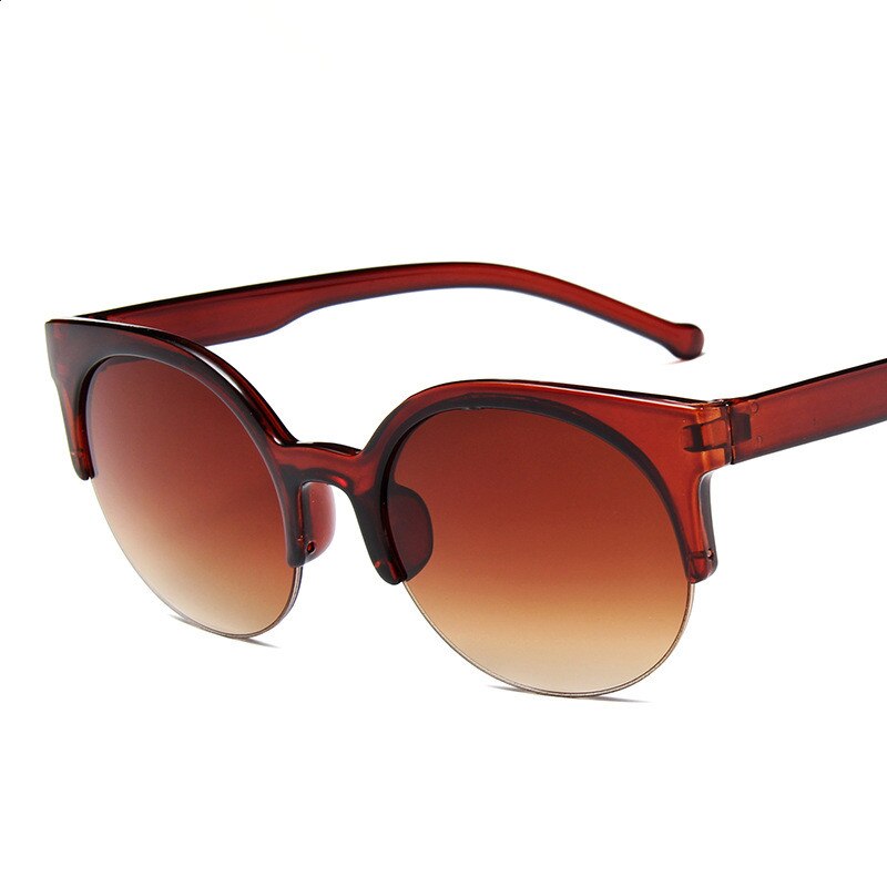 Cat eye solbriller kvinder luksusmærke vintage solbriller kvindelige briller til kvinder gafas de sol  uv400: Te