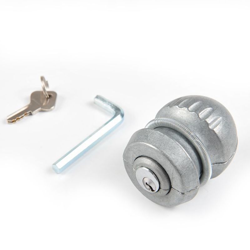 1Set Trailer Parts Metal Hitch Ball Lock Universal Coupling Tow Caravan Lock