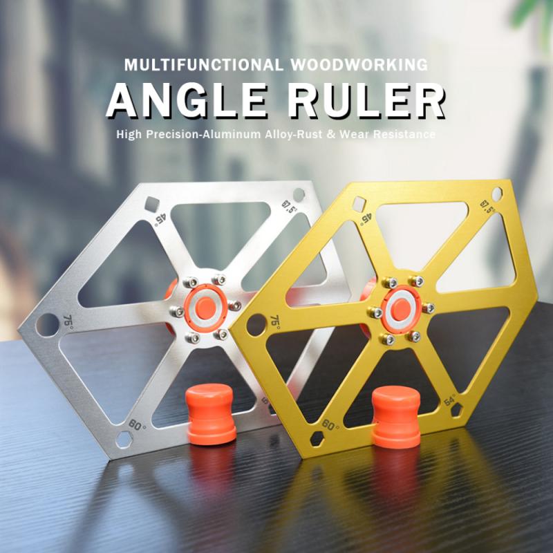 Multifunctional Woodworking Angle Ruler Cutting Machine Table Saw Angle Adjustment Tool With Magnetic 45-54-60-67.5-75° Tools