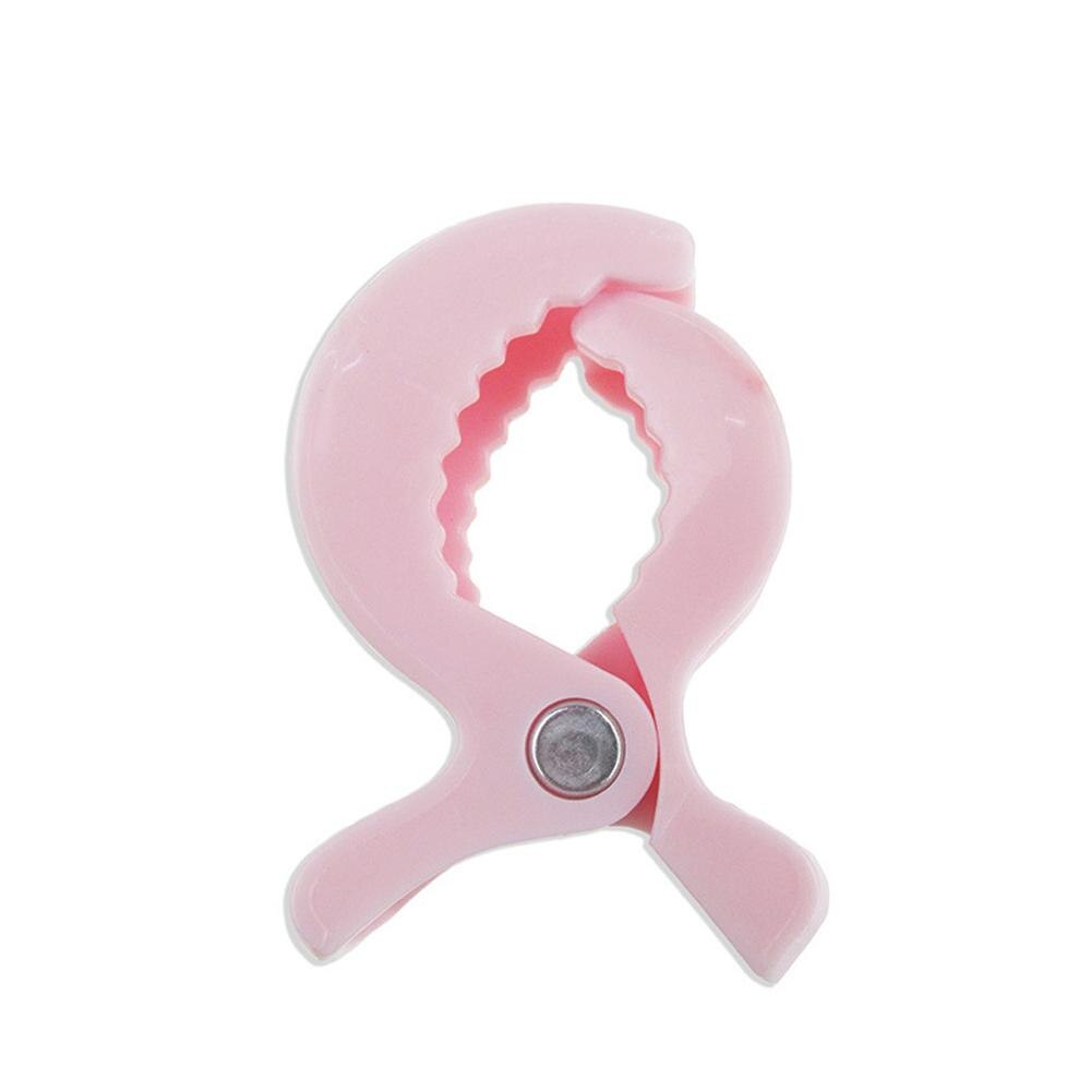 Peuter Baby Kinderwagen Accessoires Effen Wandelwagen Cover Nuttig Handige Clip Deken Speelgoed Kinderwagen Pinnen Haak 12 Kleuren: Roze