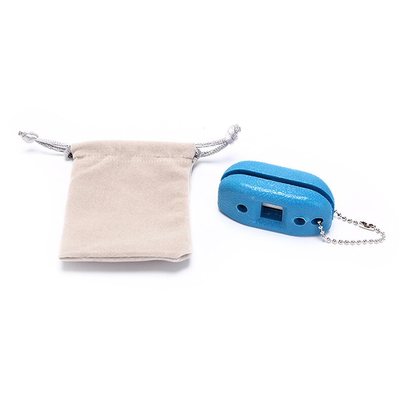 Ice Skating Blade Sharpener Skate Sharpener Diamond Hand Held Skate Sharpening Skating Tool: Blue