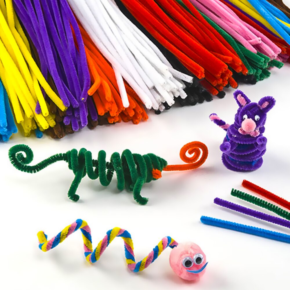 100Stck Twist Bar Umweltschutz Farbe oben Haar drücken-Streifen DIY Kindergarten Handgemachte Kunst Und Handwerk Materialien LXX