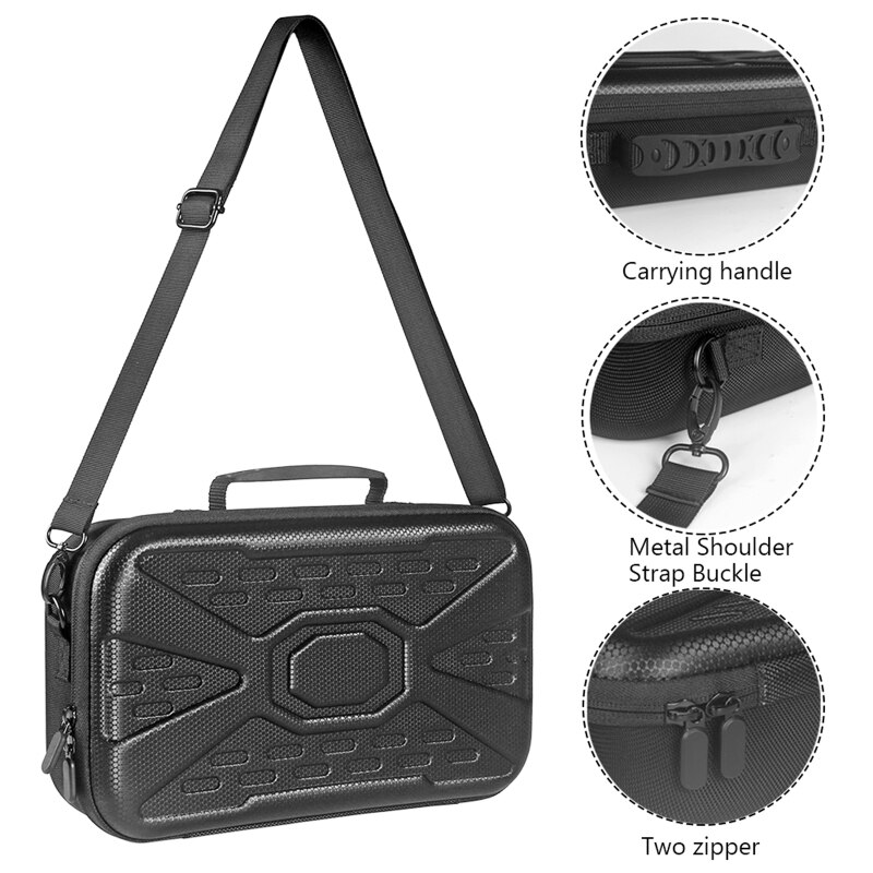 Handheld gimbal storage bag, portable travel carrying case, pouch, container with adjustable shoulder strap for zhiyun smooth 5