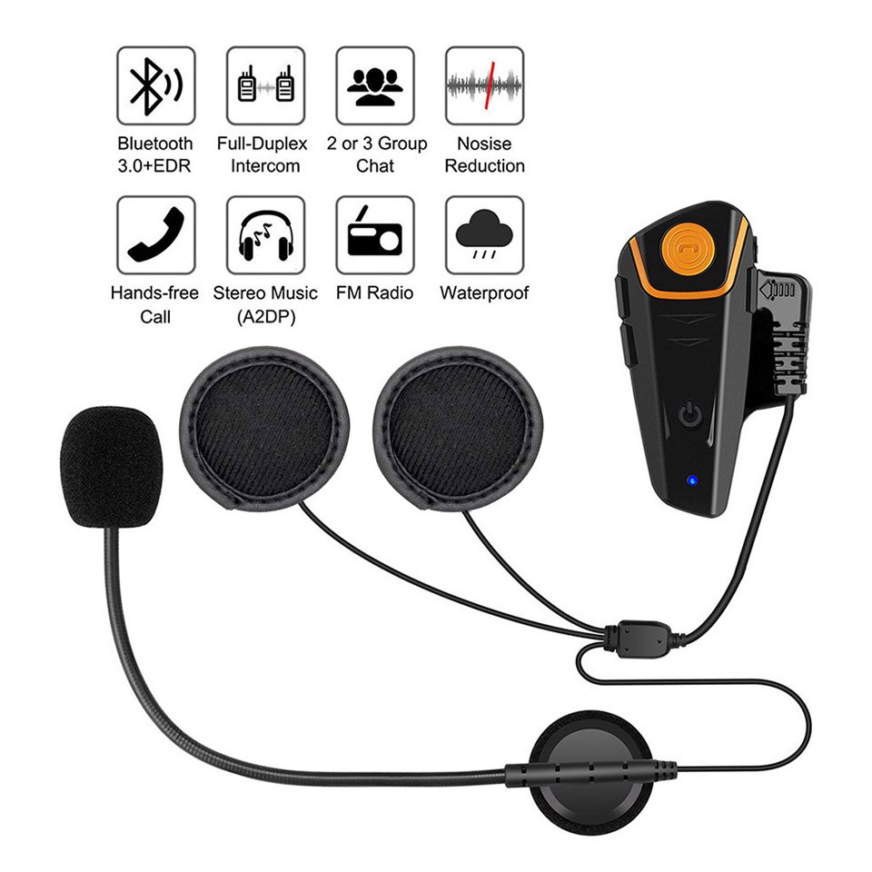 Buy1Take1]Forest E1 Motorcycle Bluetooth Headset Intercom For Helmet Interconnection Riding Headset I4018959186