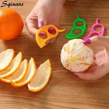 Sqinans 1 st Oranje Dunschiller Citroen Zester Fruit Stripper Opener Citrus Mes Keuken Gereedschap Gadgets