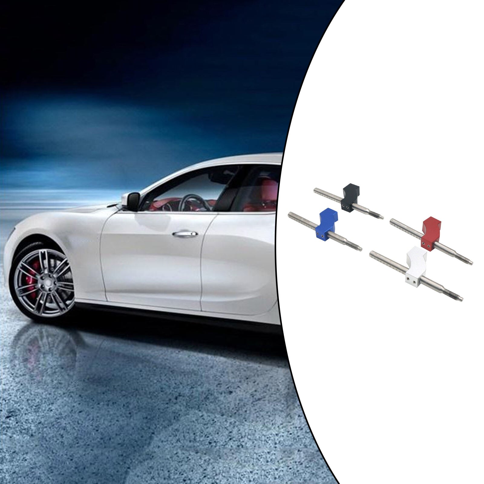 Knob Extension Shifter Stainless Steel Extender Kit Heightened Rod Adjustable Gear Extender for Honda