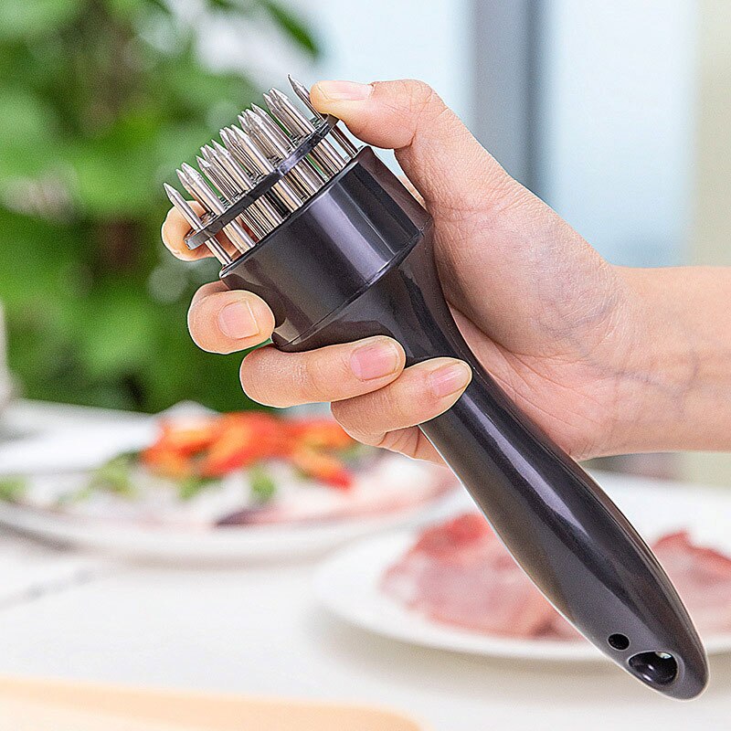 1pc cozinha carne amaciador agulha de aço inoxidável ferramentas carne profissão cozinhar acessórios
