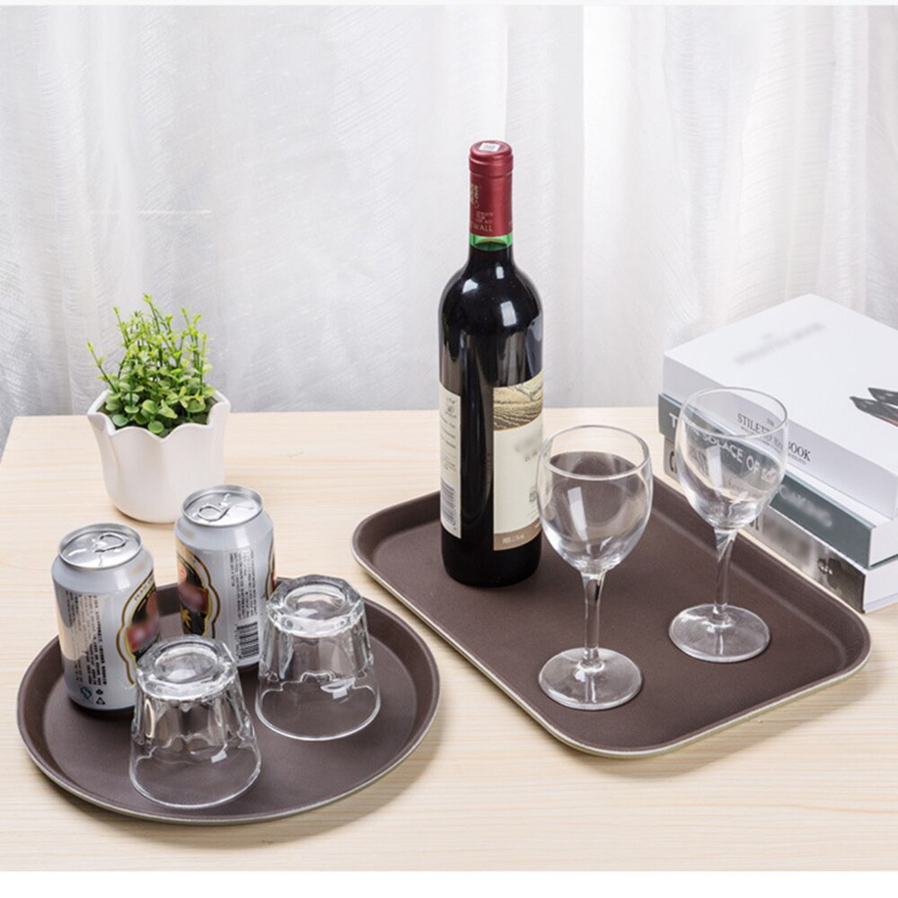 1pcs Serving Tray Food Tray Dinner Tray Cafeteria Tray Café Standard Cafeteria Fast Food Service Tray Non-slip Surface 17-inch