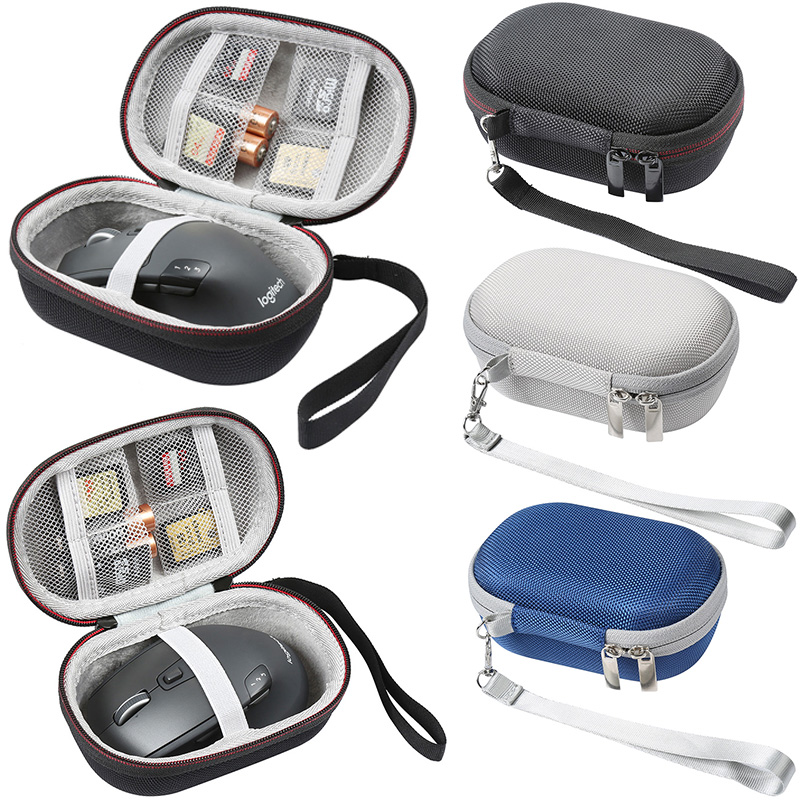 Zopreore capa dura de eva para viagem, bolsa de transporte para logitech m510 m590 m330 m720 m750 m650 g304 g305 mouse sem fio