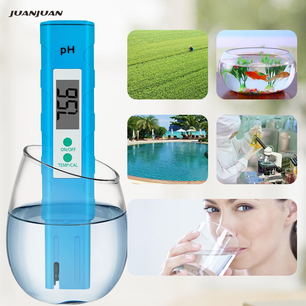 Digital PH Meter Tester 0.01pH Acidity Water Measure LCD Digital Pen Aquarium Pool Electrode Tester 37%off