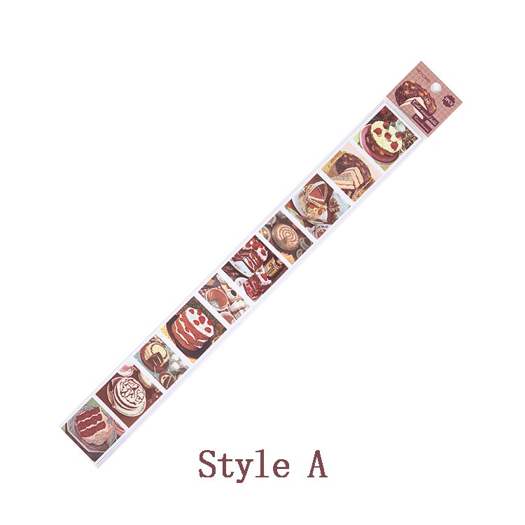 Mr.paper cake party dessert washi stil bullet journaling skrivetape deco malertape let at rive af kontorartikler: -en
