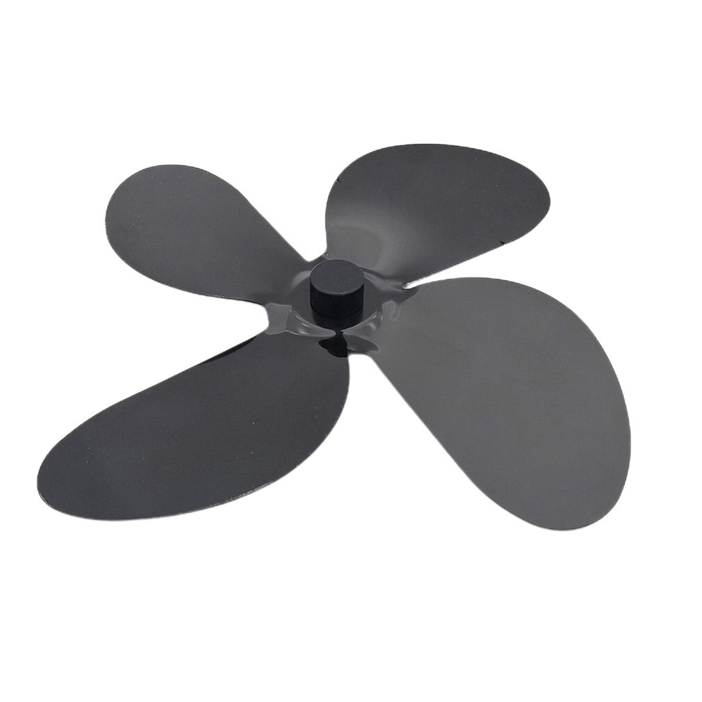 Premium Fireplace Thermodynamic Fan Alumina Fan Blade Ultra Quiet Warm Fireplace Fan Thermal Power Fan 4-Blade Stove Fan: Fan Blades A
