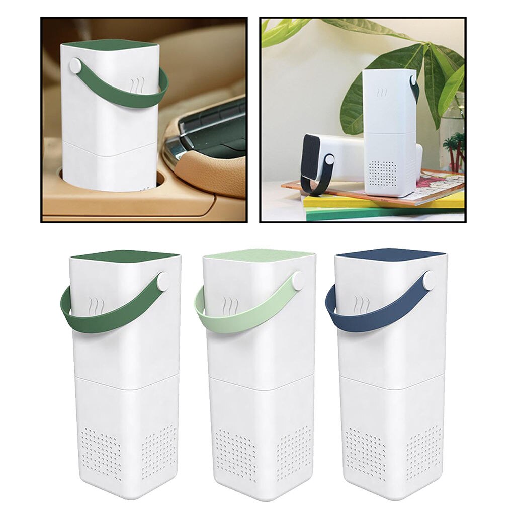 Air Purifier for Home Low Noise Portable Air Purifier Desktop USB Air Cleaner 58x58x150mm