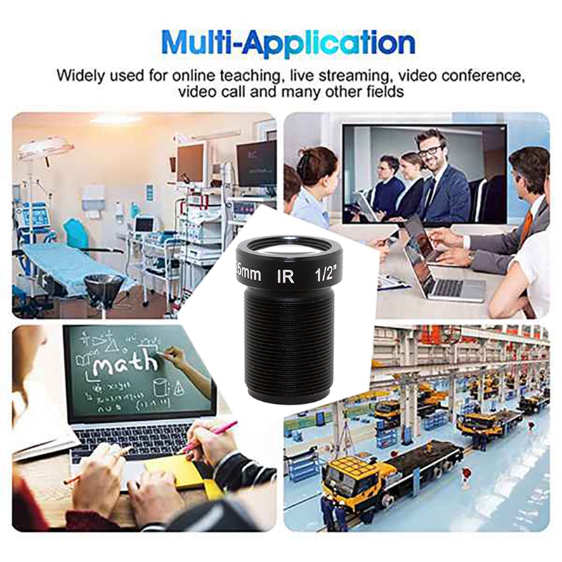 5MP Camera Lens M12 Thread Interface 25Mm F2.4 1/2 Single Board Computer HD Network Fixed Focus Lens