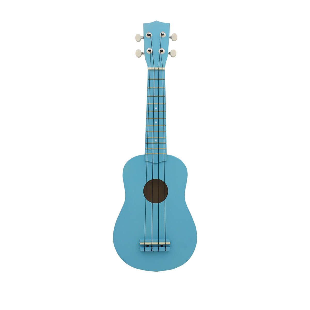 21 inch sopraan ukelele, lindehout, akoestische nylon, 4- snarige ukelele, kleurrijke mini-gitaar voor kinderen, beginners of basisspelers