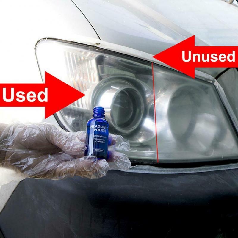 Auto Koplamp Reparatie Coating Reparatie Kit Koplamp Polijsten Anti-Kras Vloeibare Koplamp Glas Herstellen Auto Accessoires TSLM2