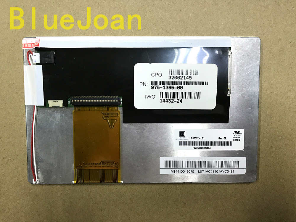 Original neue 7,0 zoll G070Y2 G070Y2-LO1 G070Y2-L01 LCD Bildschirm Anzeige Tafel modul Auto monitore