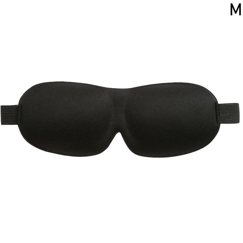 3D Sleep Mask Sleeping Eye Mask Yes / No nose Eyeshade Cover Shade Eye Patch Women Men Soft Portable Blindfold Travel Eyepatch: M