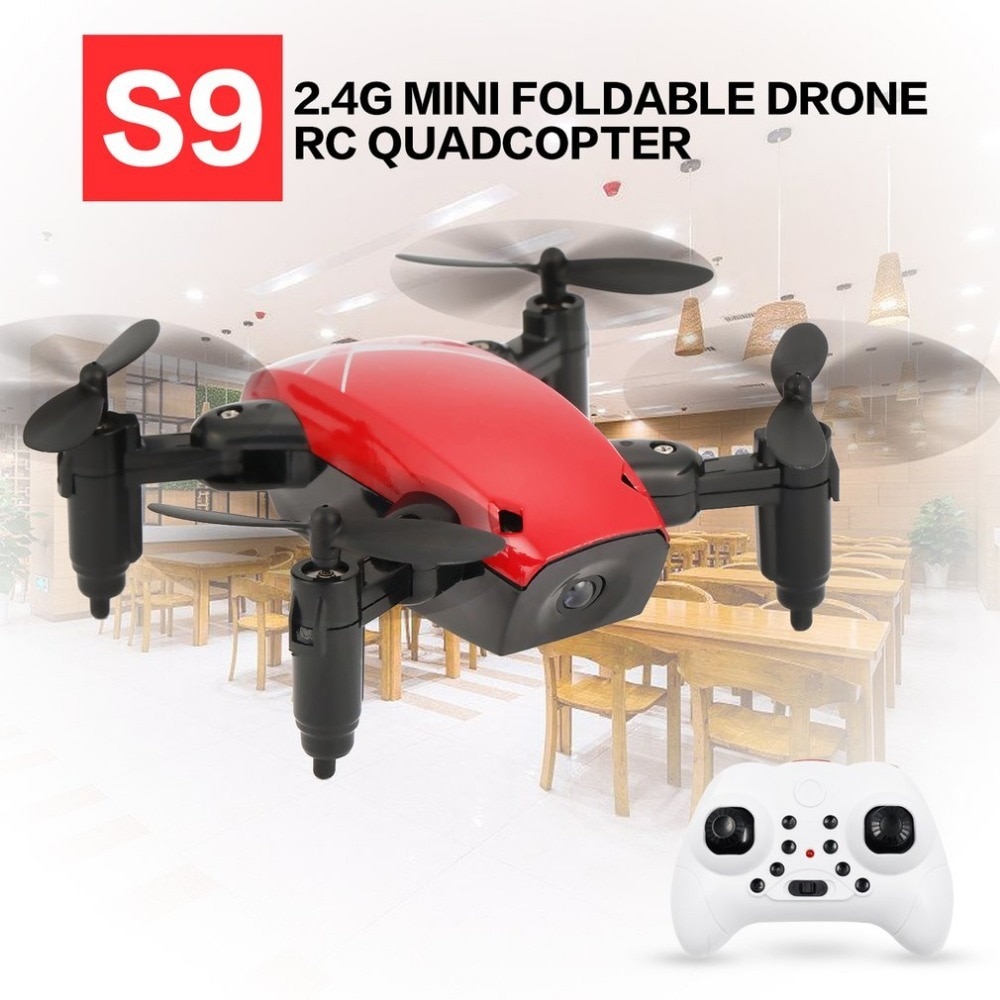 S9 2.4G Mini Opvouwbare Drone Rc Drone 360 Graden Flip One-Key Terugkeer Headless Modus H/L speed Switch Rc Quadcopter Met Licht
