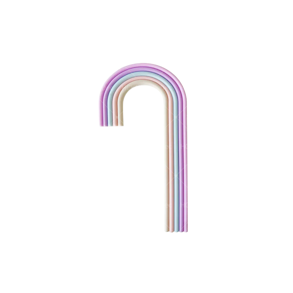 1pc Rainbow Cake Topper Set Large Small Rainbows Cake Topper Pink Blue Brown DIY Boho Birthday Wedding Party Cake Baby Shower: light green