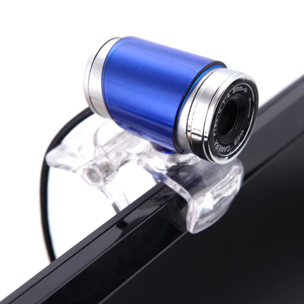 Webams HD Computer Camera with Absorption Microphone for Skype Android TV Web Cam: blue