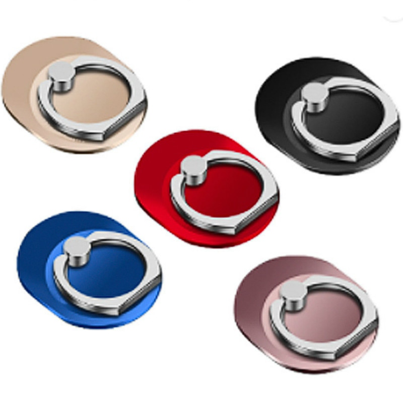 360 Degree Rotation Oval Ring Bracket Metal Ring Buckle Lazy Bracket Mobile Phone Mobile Phone Holders Stands