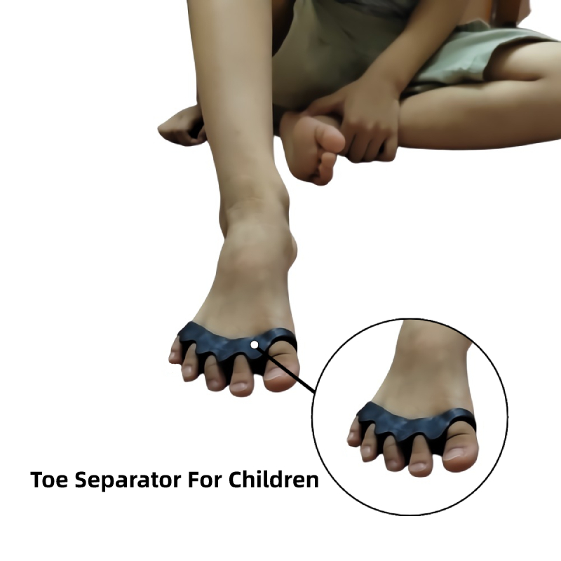 60 stück = 30pairs Fußpflege Für Kinder Hallux Valgus Orthesen Silikon Gel Kinder Toe Separator Bunion Corrector Orthopädische werkzeug