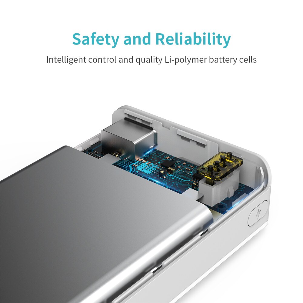 ROMOSS Sense4mini Mini 10000mAh Power Bank Portable Powerbank 10000 mAh External Battery Charger For iPhone Xiaomi Huawei