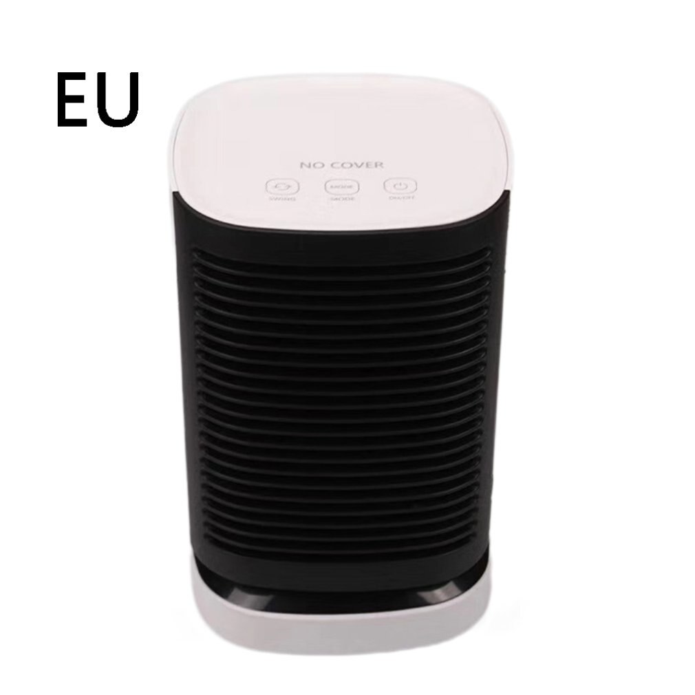 Household Mini Heater Small Quick-heat Heater Office And Life Dual-purpose Type Rotatable Without Remote Control: EU plug