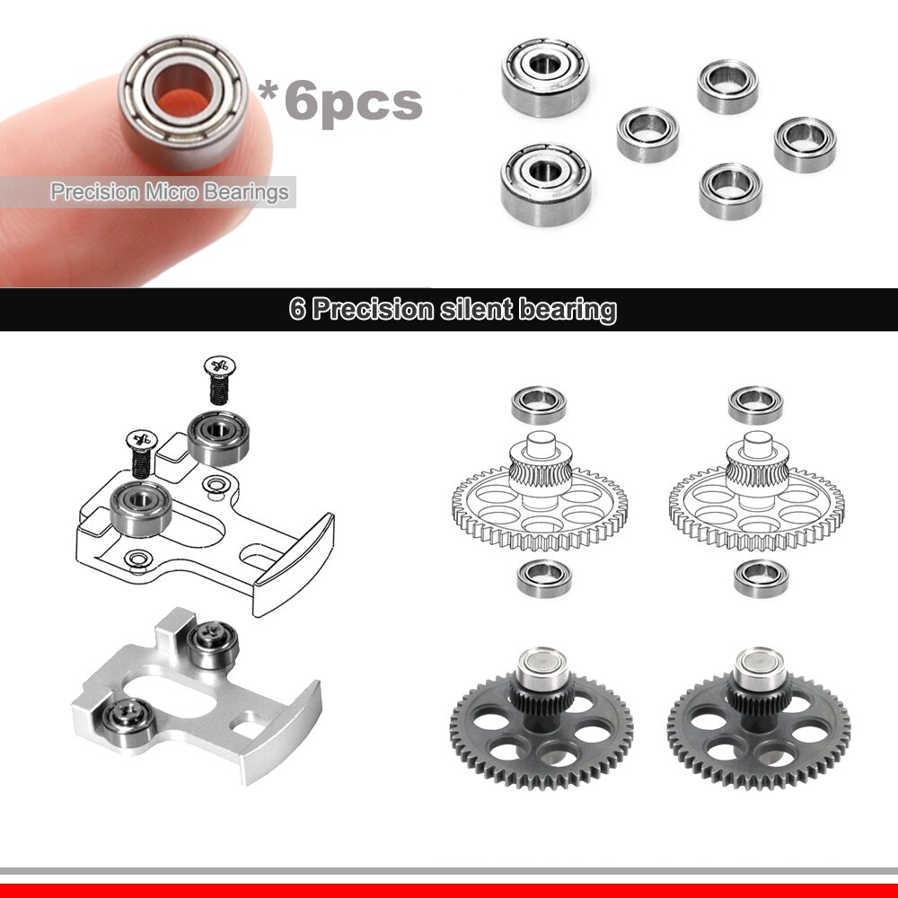 F2 Set OMG V2S Extruder Full Metal Dual Drive 2times Powe Extrusion For ENDER Upgrade Direct