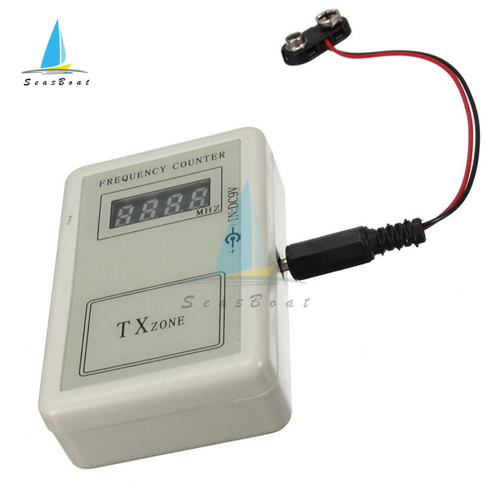 Remote Control Wireless Frequency Meter Counter Tester 250-450MHZ for Car Auto Key Remote Cymometer Detector Power Supply Cable