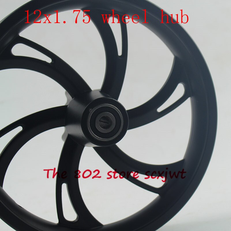 12 inch alloy rims 12x1.75 wheel hub use 12 1/2 X 2 1/4 12 1/2x2.75 Tire inner tube fits Many Gas Electric Scooters e-Bike