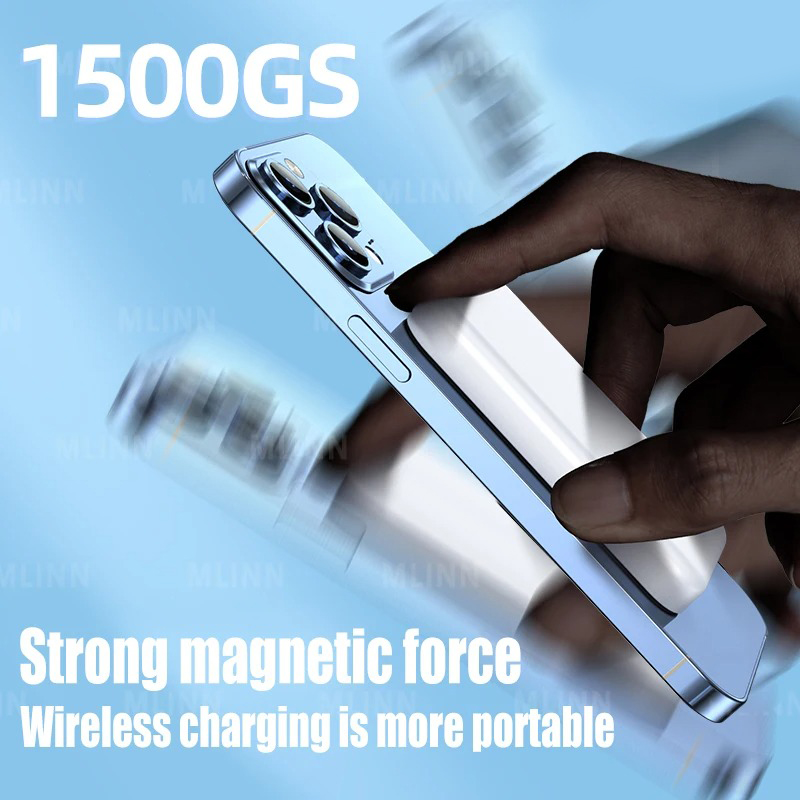 Magnetische Powerbank voor Apple externe batterij Draagbare draadloze Power Bank-oplader voor Magsafe iPhone-reservebatterij