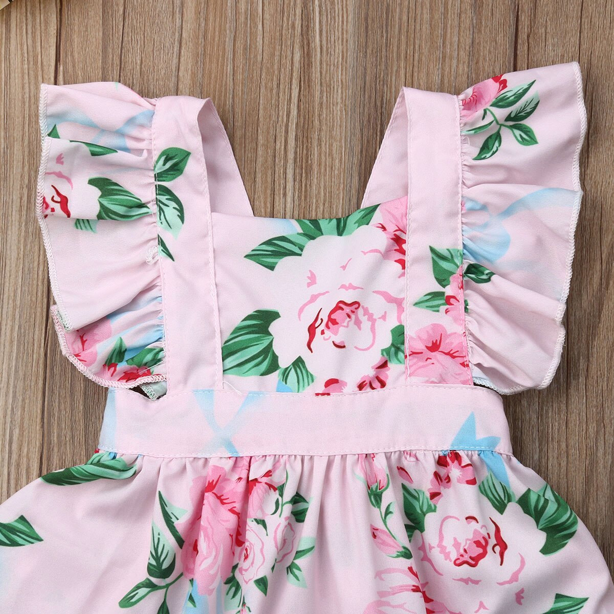 Joureker Babykleid Für Mädchen – Rüschen, Langarm, Floraler Print – Atmungsaktiv & Süß Für Jeden Anlass