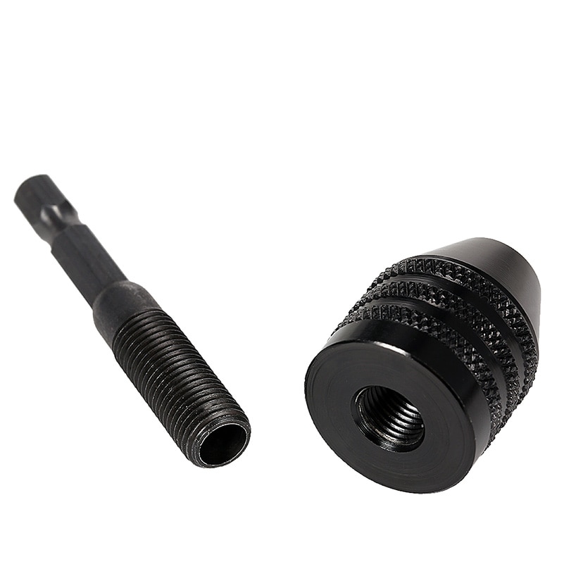 0,8-8mm Bohrer Futter verhexen Schaft Adapter schnell Ändern Keyless Elektrische Bohrer Leuchte Werkzeug Mini Bohrer Futter Und bisschen einstellen